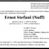 Stefani Ernst 1929-1991 Todesanzeige